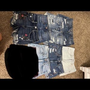 Lot of 7 American Eagle shorts